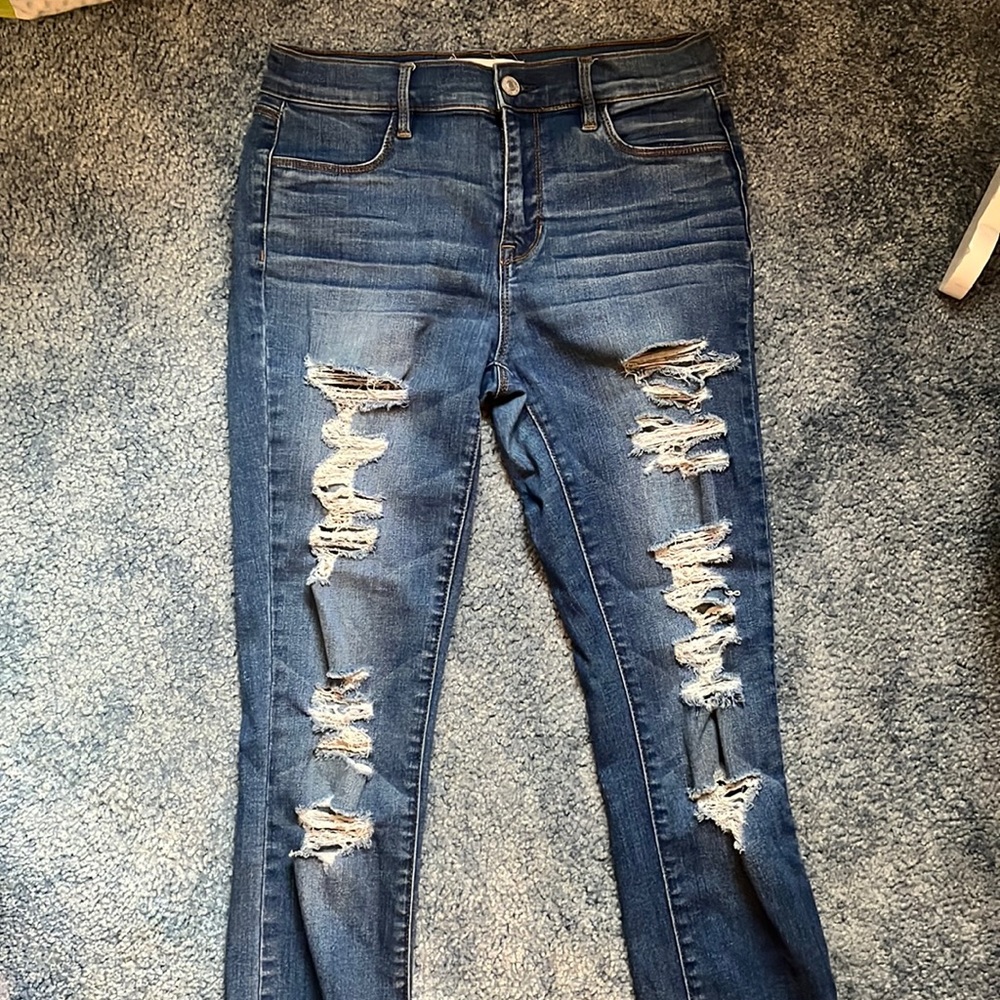 Pacsun stretch ripped skinny jeans